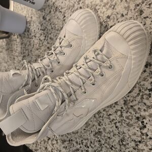 Converse White High-Top Sneakers